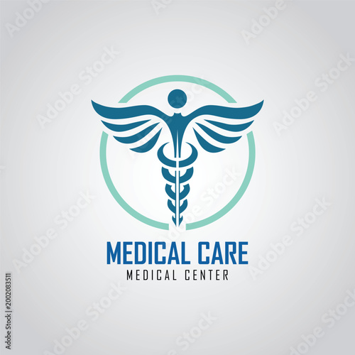 medical center logo vector design