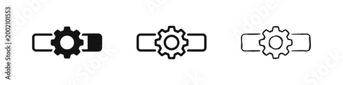 Setting Gear and Configuration Progress Icons