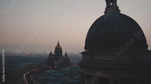 Gigapixel 6x View of Historic Architecture, Cityscape