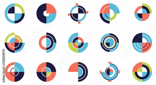 Free Download Colorful pie chart infographic elements. - GFXLoad
