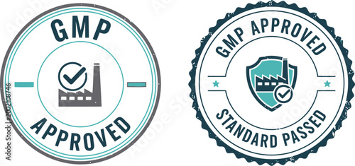 GMP Approved Quality Assurance Badges for Manufacturing and Pharmaceutical Compliance