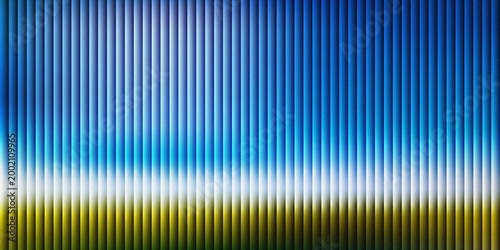 Canvastavla Vibrant digital art showcasing modern abstract wave patterns in cyan and purple