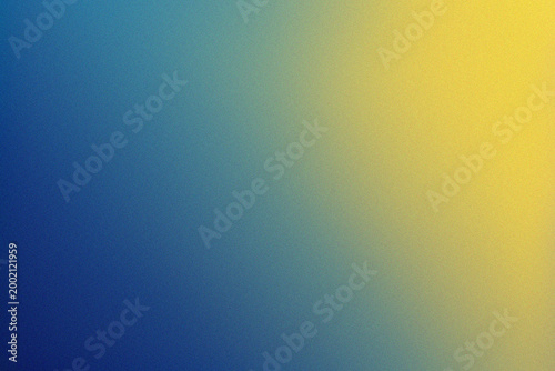 Canvastavla Yellow and blue gradient with fine noise texture.