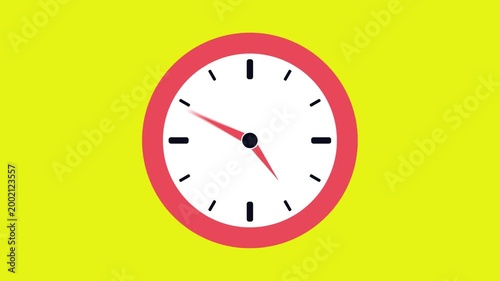 30 minute fast clock time watch countdown and motion design video