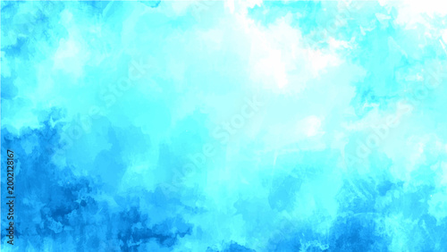 Vector Abstract ethereal clouds floating azure canvas invoking feeling serenity tranquility. 