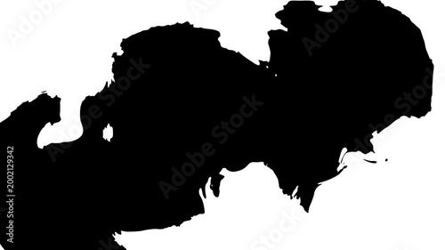 Abstract Ink Splash Reveal Transition with Fluid Motion and Dynamic Spread Effect