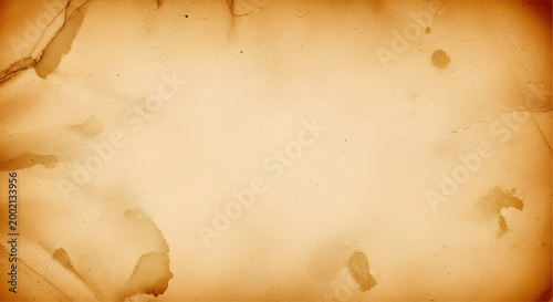Aged paper texture with yellowish stains high-quality