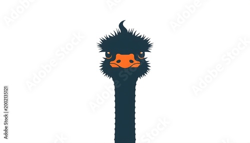 ostrich face