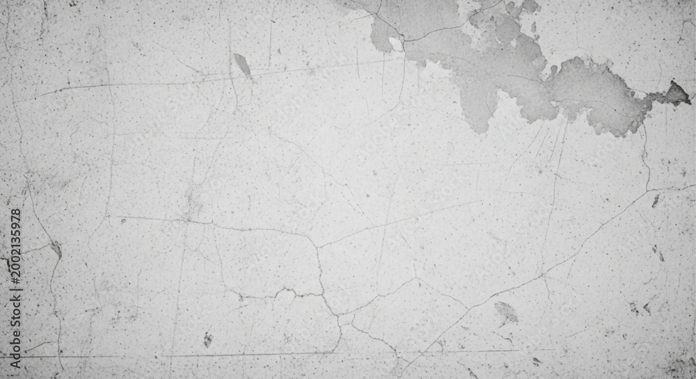 Fototapeta premium Weathered concrete wall texture with cracks and stains