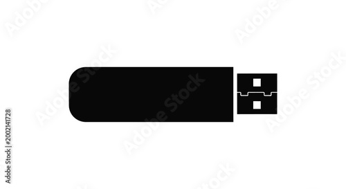usb flash drive silhouette high quality professional detailed modern elegant stylish
