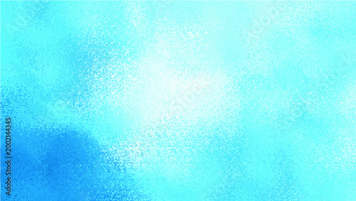Abstract Vector light blue watercolor background with smooth gradient and textured effect evoking cool, tranquil vibe, with airy transparent shades of aquamarine and azure hues.