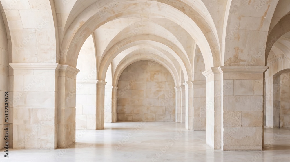 Fototapeta premium arches of the cathedral of cordoba spain