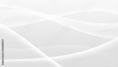 灰色のグラデーション波状抽象背景デザイン素材