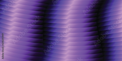 Creative abstract fluid background featuring purple and black wavy lines with deep shadows.