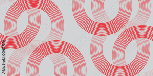 White abstract background with red circle. halftone dots decoration. Modern banner template. Digital future technology concept.and yellow circle abstract background. 