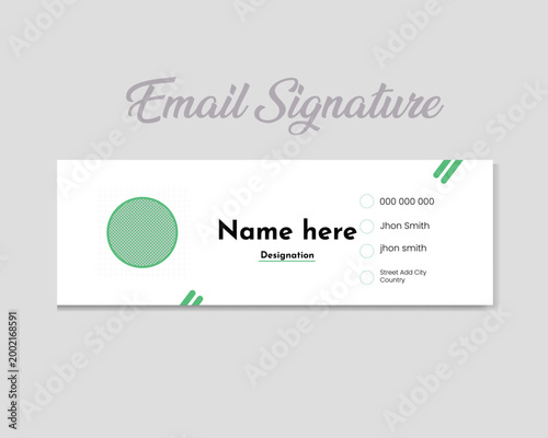 simple Email signature design