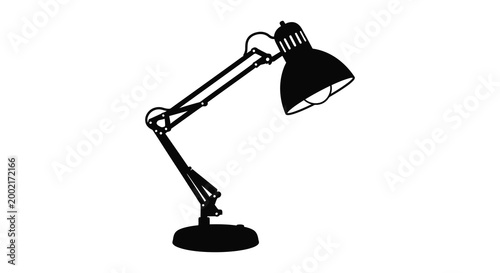 desk lamp silhouette with adjustable arm and shade high quality professional