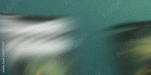 Принти на полотні Blurry abstract image with shades of green and white highlights
