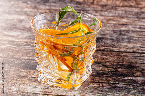 Photos Orange cold lemonade with tarragon