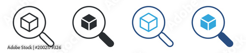 Fotografi Product search icon set