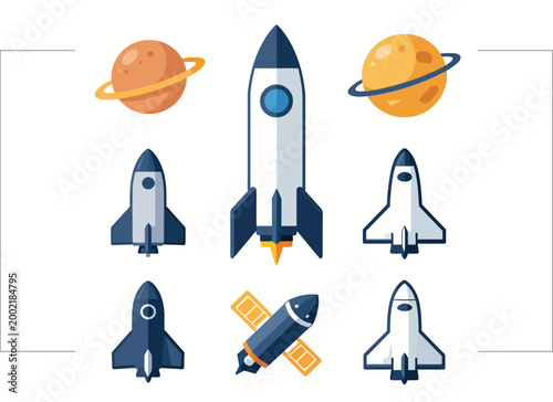 abstract colorful shapes on white background high quality