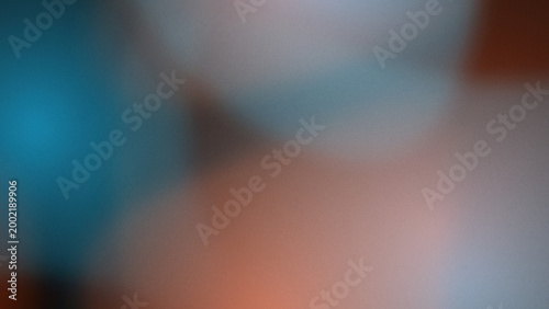 Photography Abstract Red complementary gradient background texture, 2 colors, soft grainy with minimalist organic glowing fluid forms