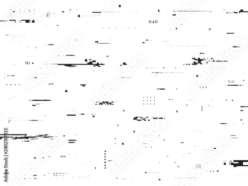 Abstract glitch noise background with digital distortion lines tech error texture pack