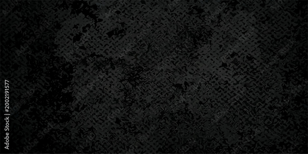 Fototapeta premium Dark black leather texture with a rough macro pattern and vintage fabric surface design for a textile material backdrop