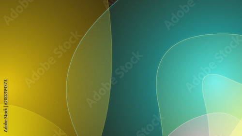 Abstract Yellow Neon gradient background texture, grainy with minimalist organic glowing fluid forms.