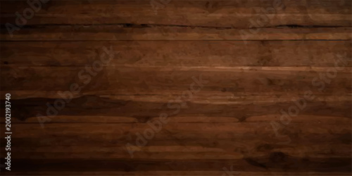 Natural dark brown grain pattern of an old weathered wood surface showcasing a grunge timber plank texture on a rustic hardwood board wall or floor