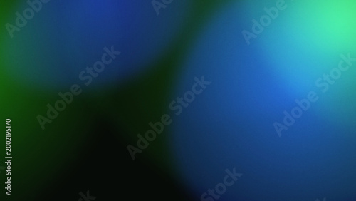 Abstract Green triadic gradient background texture, 2 colors, soft grainy with minimalist organic glowing fluid forms.