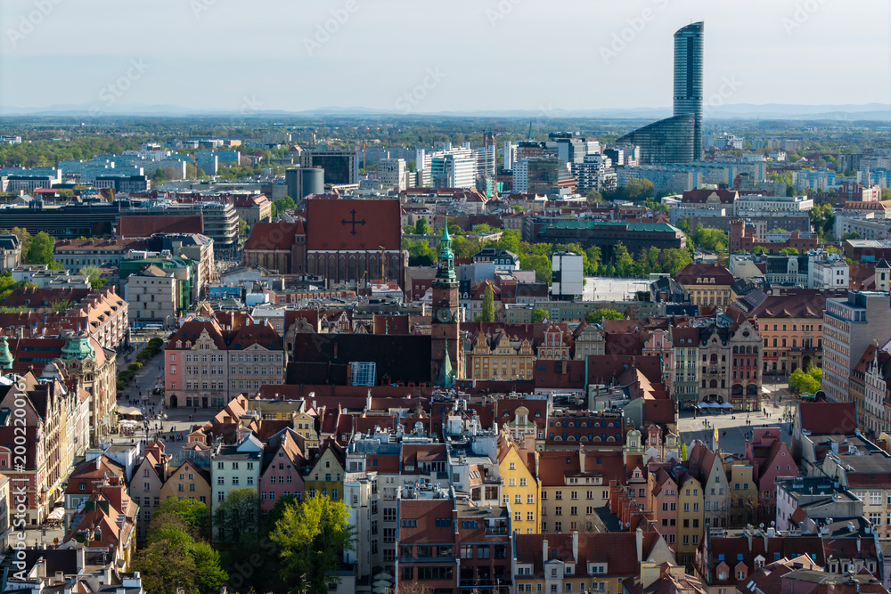 Naklejka premium Wrocław, Polska