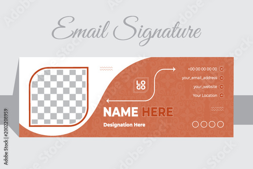 Creative Email Signature Design Template