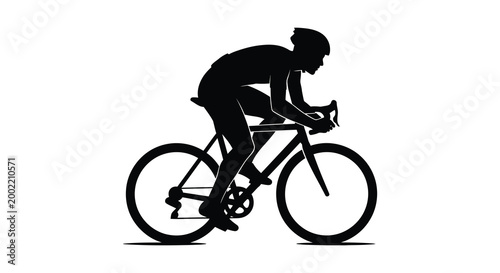 cyclist riding bicycle silhouette high quality professional detailed modern elegant stylish clean crisp vibrant colorful digital creative innovative contemporary premium stunning
