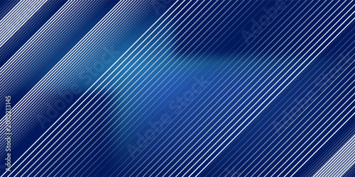 PrintAbstract dark blue background with diagonal white light lines. Modern geometric pattern for technology, business, and corporate design. Sleek motion wallpaper.
