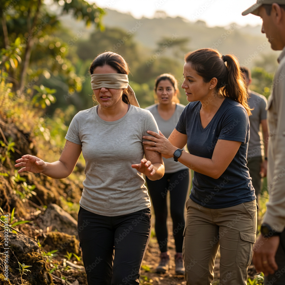 Obraz premium Personas haciendo deportes extremos y de aventura