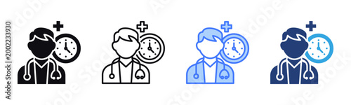 Availability icon sheet multiple style collection