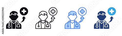 Referral icon sheet multiple style collection