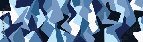 People community abstract vector background multicolor futuristic silhouettes