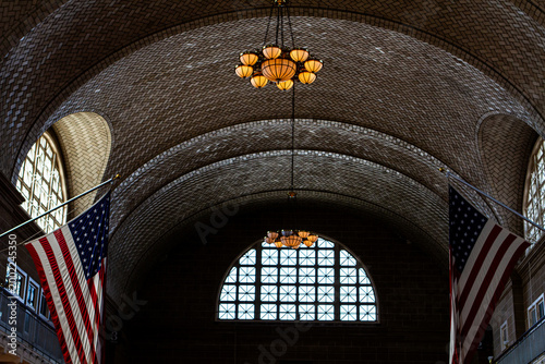 Details on Ellis Island, New York City 