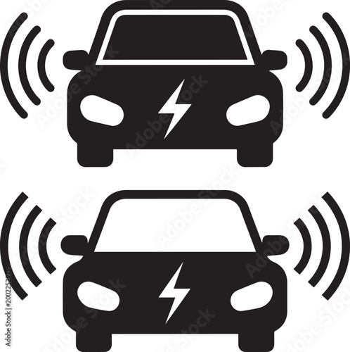 Electric car charging and parking sensors, wireless technology.