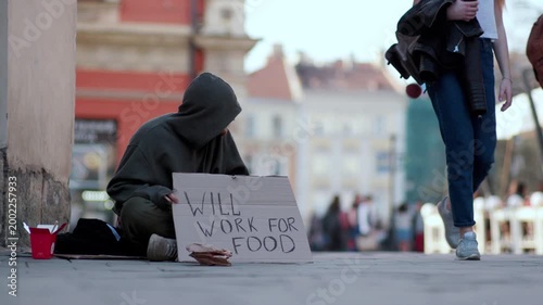 Street Life Actively Seeking Help and Surviving the Harsh Conditions on the Streets