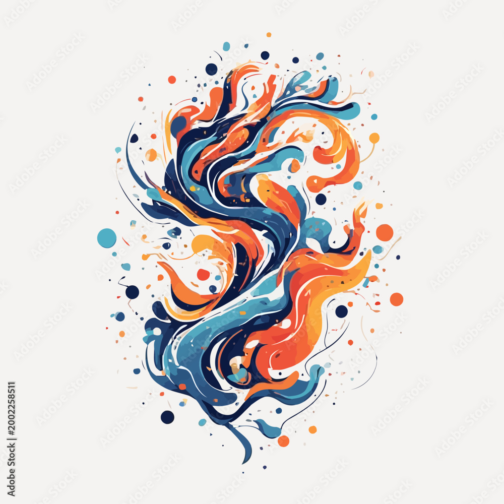 Fototapeta premium Abstract Logo Or Symbol Design Very Cool 