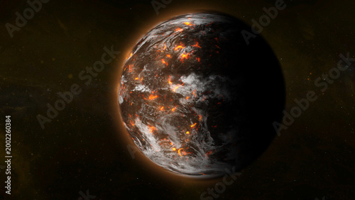 Unknown Alien Lava Planet 4K