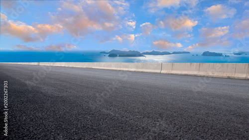 outdoor road landscape highway sea travel
