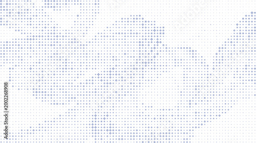 Blue Star and Cross Scattered Pattern White Background, Blue Star Cross Abstract Texture Clean Background