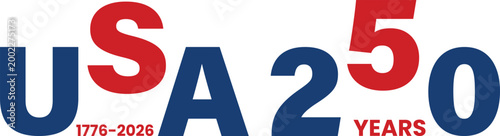 USA 250th Anniversary Semiquincentennial Celebration 1776-2026
