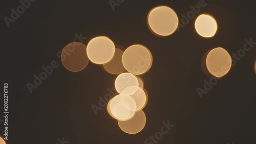 Glowing Lights in Dark Background.
