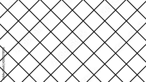 Abstract diagonal diamond grid pattern with repeating lattice lines on white background and copy space diagonal repeating abstract geometric background minimalist illustration wallpaper