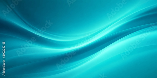 Abstract blue wave background with soft flowing curves and modern digital light design